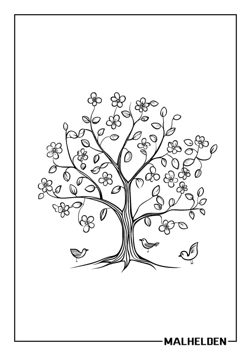  Frühling Ausmalbilder 