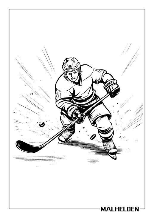 Ausmalbild Eishockeytorwart Im Spiel Kostenlose PDF Ausmalbild Eishockeytorwart Im Spiel Kostenlose PDF